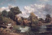 John Constable THe WHite hose oil painting